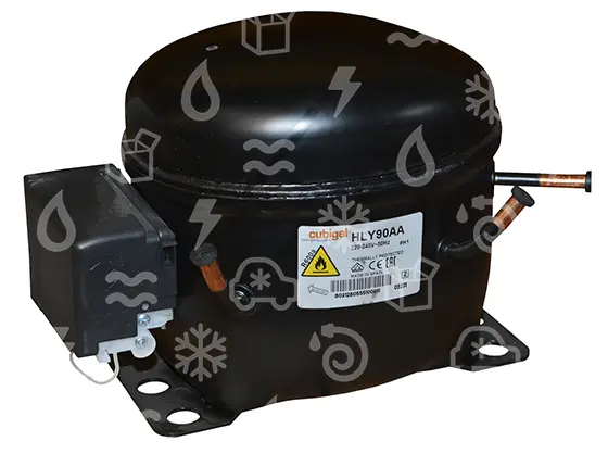 kompresor Cubigel HLY90AA, LBP - R600a, 220 - 240V, 50 Hz